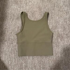 lululemon athletica Sage Green Crop Top